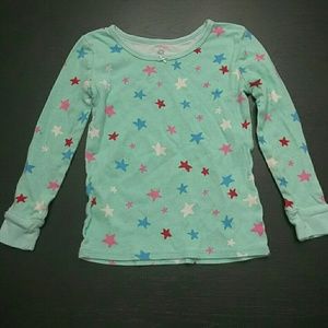 Green Multi Colore Star Night Shirt